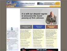 Tablet Screenshot of ceostrategist.com